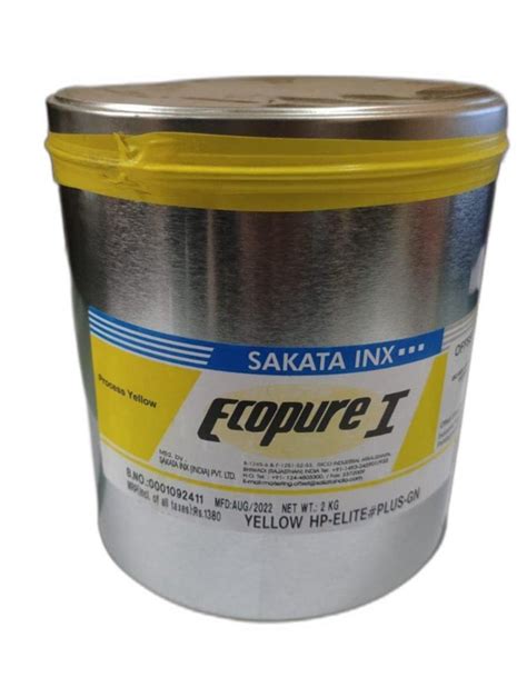 Sakata Elite Plus Yellow Offset Printing Ink Packaging Size Kg At