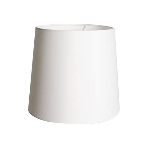 Simplee Adesso White Fabric Uno Lamp Shade 11 H X 12 D Transitional Adult Office Or Dorm Room