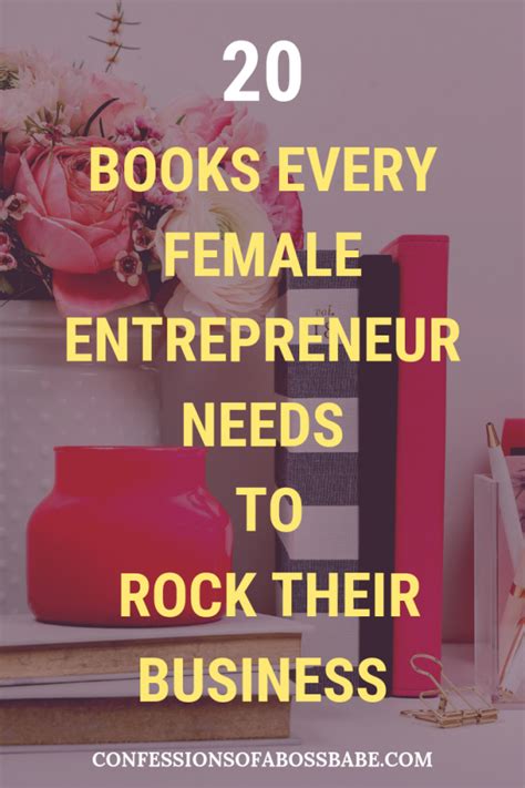 20 Books Every Female Entrepreneur Needs To Grow Their Business