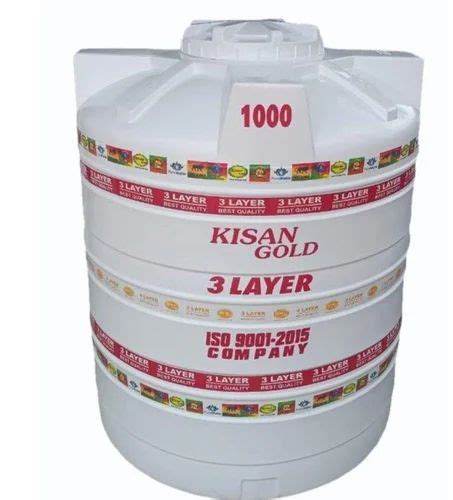 1000L Three Layer Kisan Gold Water Tank At Rs 6000 Piece Triple