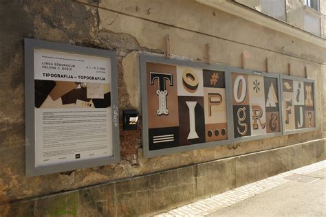 Tipografija ∼ Topografija Posters on Behance