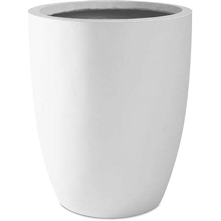 Amazon Kante H Round Concrete Modern Tall Planters For