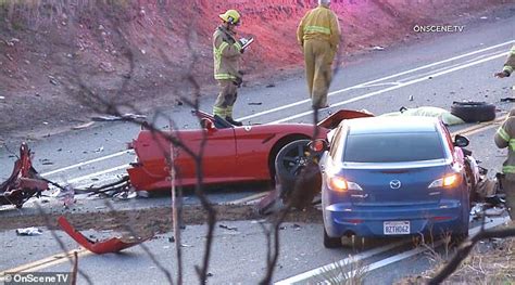 Ferrari Crash Leaves Driver 71 Dead And The Supercar Split In Half