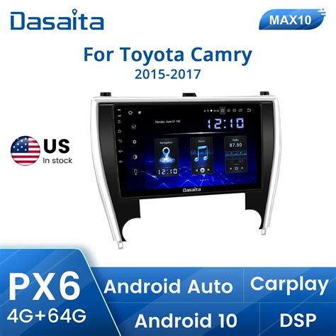 Dasaita Radio De Coche Para Toyota Camry Reproductor Multimedia