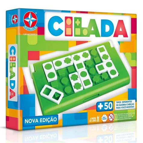 Quebra Cabeça Estrela - Quebra-Cabeça Cilada Estrela - 24 Peças