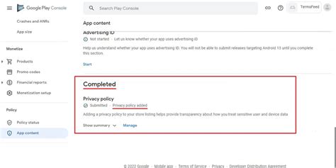 privacy policy  android apps termsfeed
