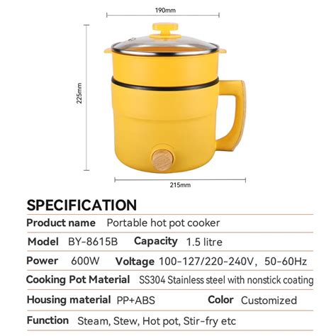 Mini Electric Hot Pot L Non Stick Ramen Cooker In Hot Pot Multifunctional Cooker With