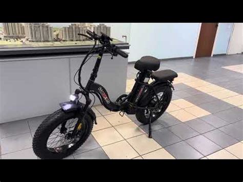 Электровелосипед SOMMERS BLACK TIGER D20 - YouTube