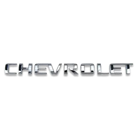 Emblema Traseiro Chevrolet Modelo Cromado