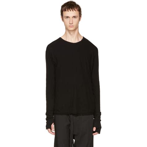 Nude Mm Black Long Sleeve T Shirt Nude Mm