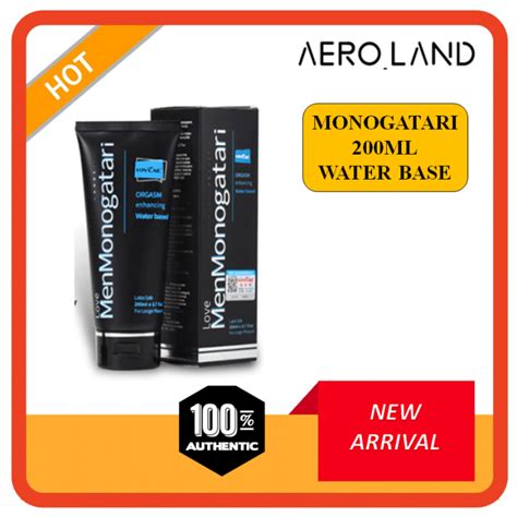 200ML Monogatari Sex Lubricant For Men Anus Lubrication Minyak Pelincir Original Thick Water