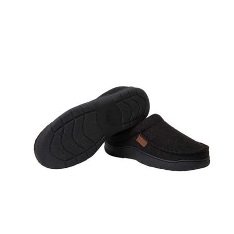 Dearfoams Men's Clog Style Memory Foam Slippers Wool Blend – 200 Brands