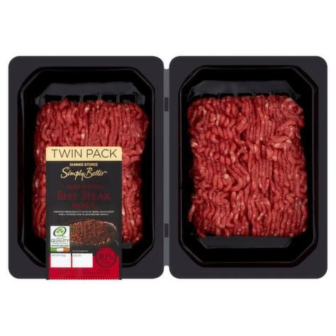 Dunnes Stores Simply Better Irish Angus Beef Steak Mince Twin Pack G