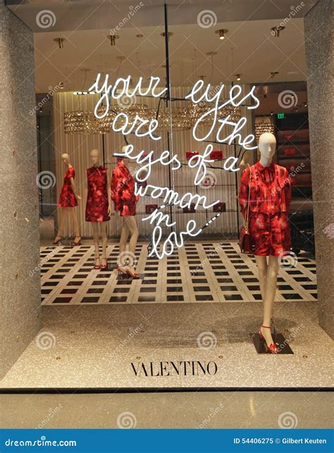 Valentino store editorial image. Image of retail, stylish - 54406275