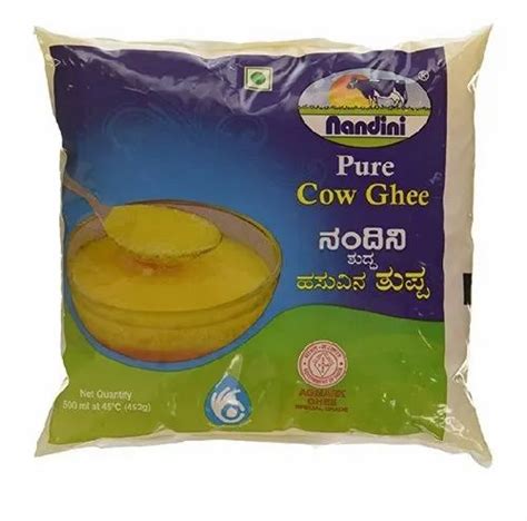 Nandini Ghee 500ml Bag At Rs 205unit In Mumbai Id 22816124691