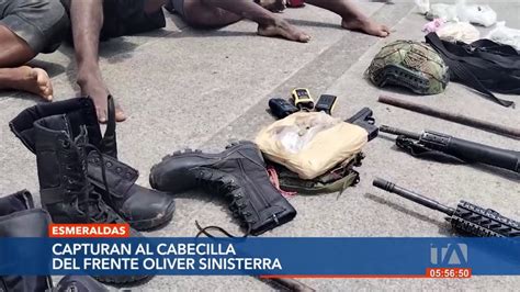 Esmeraldas Alias Timoteo Cabecilla Del Frente Oliver Sinisterra Fue