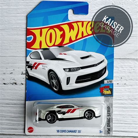 Hot Wheels 18 Copo Camaro SS White Shopee Malaysia