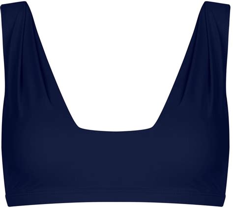 VALIMARE Como Portofino Pleated Bikini Top Top Navy ShopStyle Two