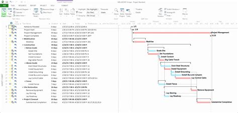 Microsoft Project Network Diagram Vertical Lines Project Man