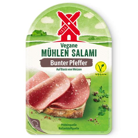 Vegetarischer M Hlen Snack Salami R Genwalder M Hle