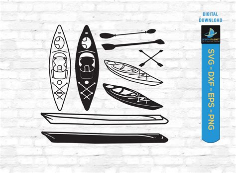 About Kayak Svg Kayak Paddle Svg Graphic By Designplanetbd · Creative