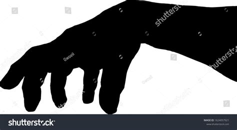 Grasping Hand Silhouette