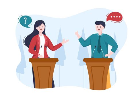Debate Vector Art Icons And Graphics For Free Download