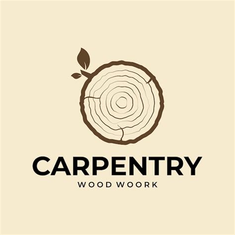 Premium Vector Carpentry Vector Logo Vintage Illustration Design Template