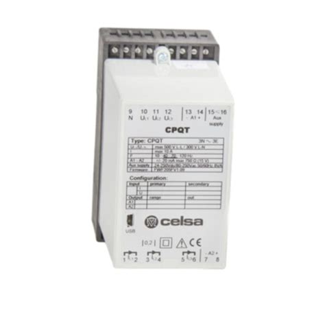 Transmetteur De Signal Analogique Industriel Cpqt Celsa Sur Rail