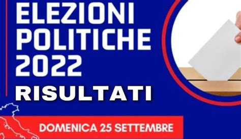 Elezioni Politiche 2022 In Diretta Risultati In Tempo Reale Chi Ha