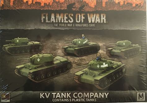 Mm Flames Of War Soviet Kv Tank Company Empires At War