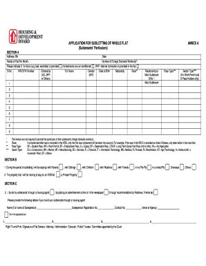 Fillable Online Hdb Gov Annex A And A Doc Fax Email Print