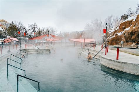 Lava Hot Springs Winter Soaking Hot Pools Lava Hot Springs