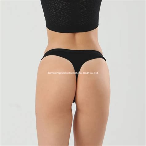 Intiflower P103 Beautiful Womens Tanga Cotton Bikini Sexy Panties Sexi Lady Brazilian Thongs
