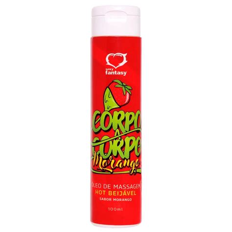 Corpo A Corpo óleo De Massagem Hot Beijável 100ml Sexy Fantasy Litoral Sex Shop