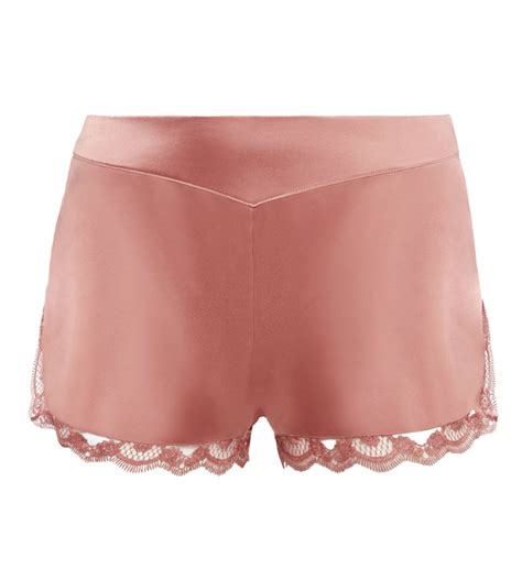 Short en soie Rose Love Me Simone Pérèle Lingerie Sipp