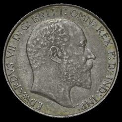 1903 Edward VII Silver Florin Scarce Near EF