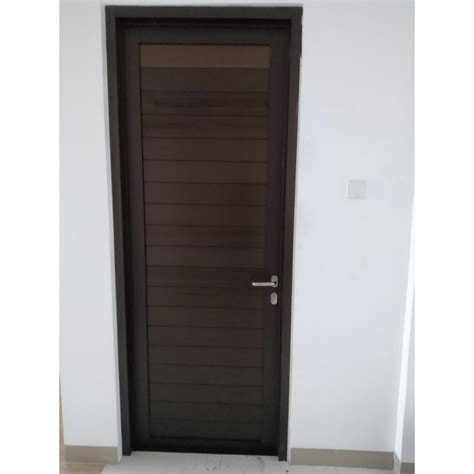 Jual Pintu Kamar Aluminium Merk ALEXINDO Kusen 4 Inch 1 Set Lengkap