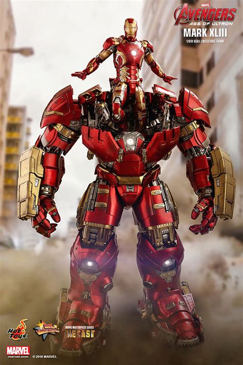 Hot Toys Marvel Avengers Age Of Ultron Iron Man Mark Xliii Reissue Hypertoys