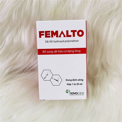 Sắt hữu cơ nhỏ giọt FEMALTO hộp 1 lọ 30ml