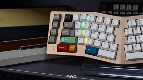 Neo Ergo - Ergonomic Alice Layout Mechanical Aluminium Custom Keyboard ...