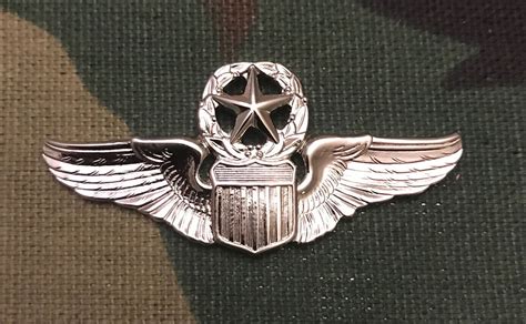 Us Air Force Command Pilot Wings Dress Miniature Mirror Finish Ebay