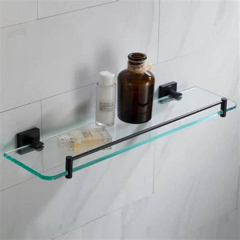 Matte Black Shelf For Bathroom Semis Online