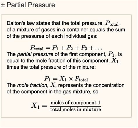 Solved Chemistry Gases Question Please Answer Carefully Â± Partial Pressure Dalton