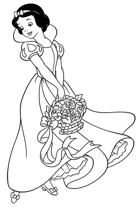 Desenhos Para Imprimir Branca De Neve - +105 Desenhos da Branca de Neve para Colorir e Imprimir