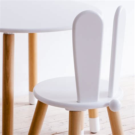 Детский стол и стул Зайчик