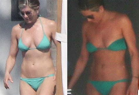 Jennifer Aniston Y Courtney Cox Paparazeadas En Bikini Durante Vacaciones Celebridades