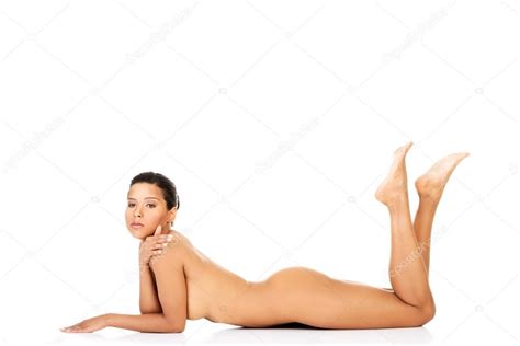 Beautiful Naked Woman Lying With Legs Up Stock Photo Piotr Marcinski 37746941