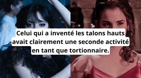 Quiz Cette R Plique Appartient Elle Mercredi Ou Hermione Harry