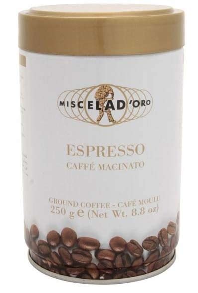 Miscela D Oro Ground Espresso Coffee Oz Can